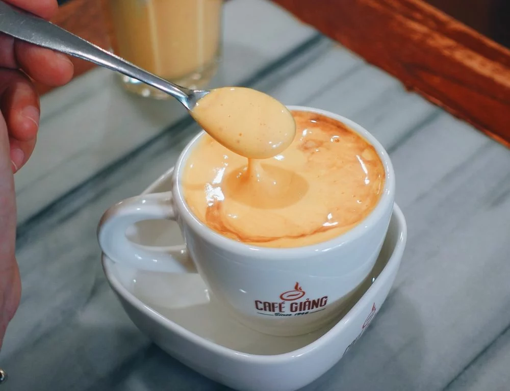 Egg Coffee at Giang - Hanoi 24 hours