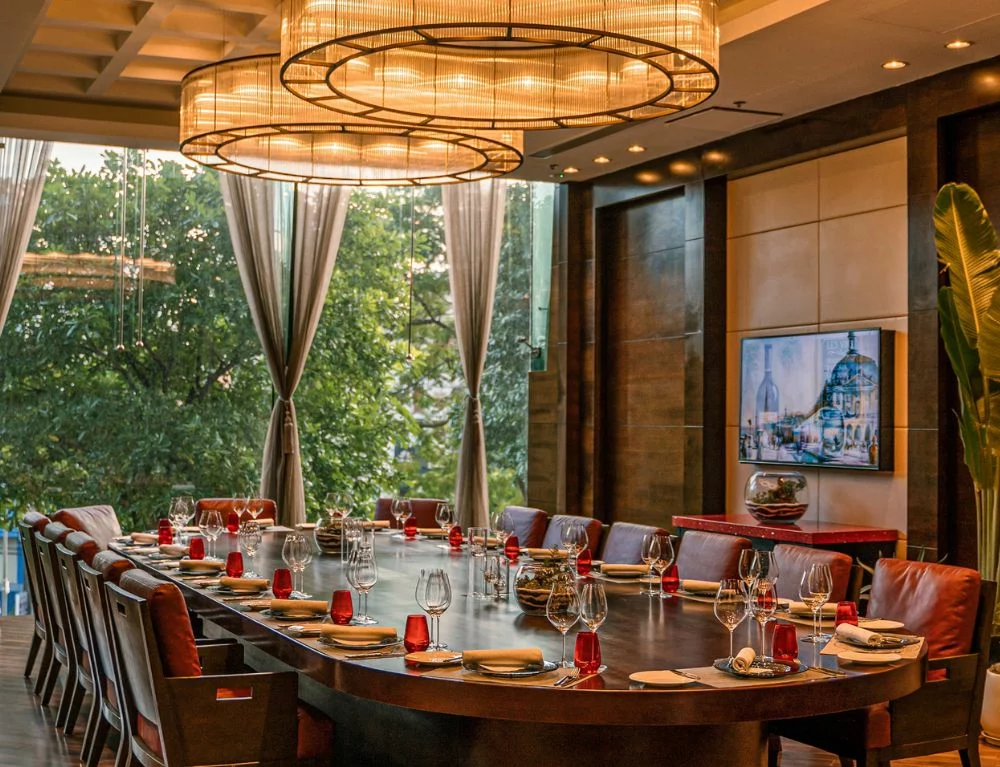 French Grill features many private dining rooms in Hanoi