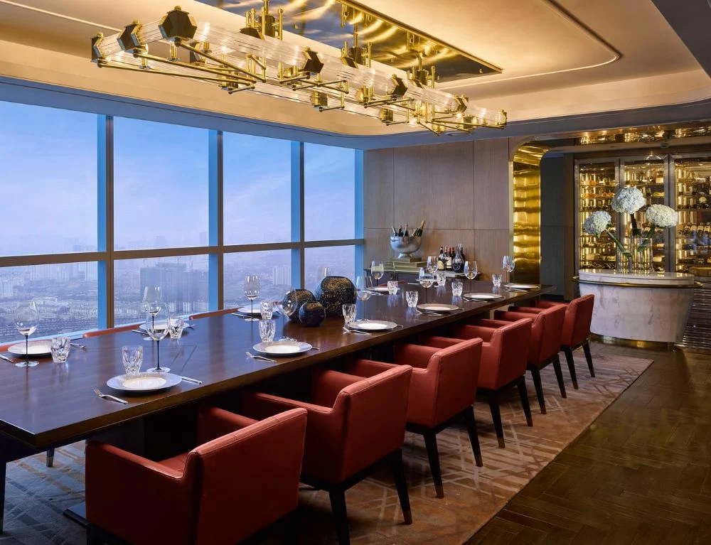 Private dining room at Stellar Steakhouse Hanoi