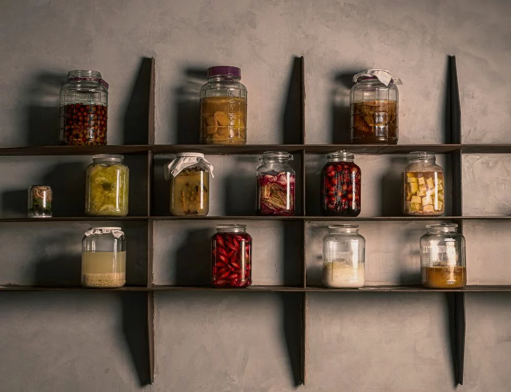 The Fermentation Wall at Chapter Dining
