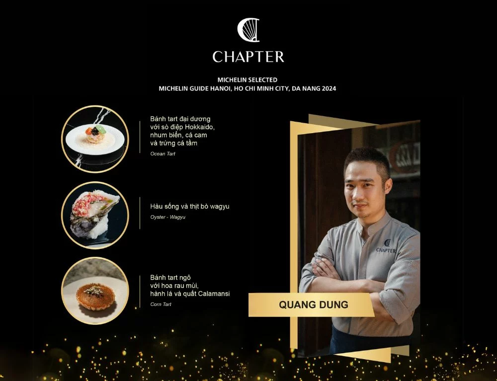 Chapter Menu at the Michelin Guide Vietnam Ceremony 2025