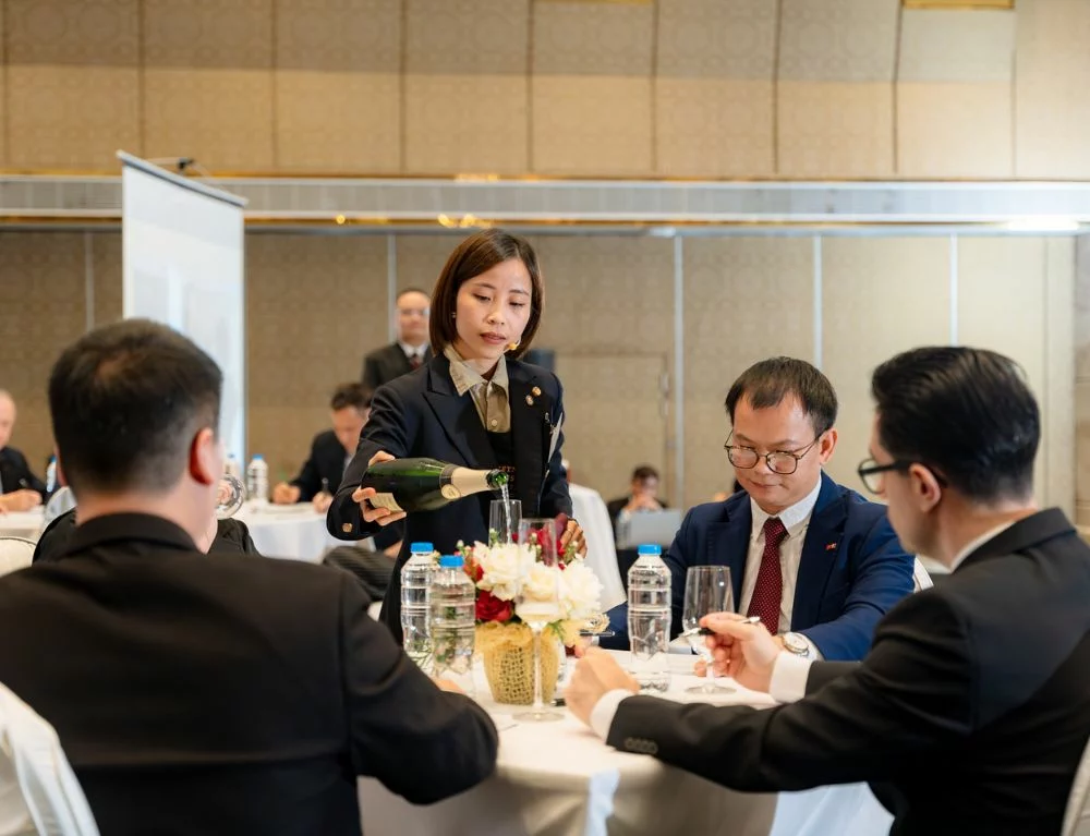 Miss Tram at the Vietnam Best Sommelier Competition 2024