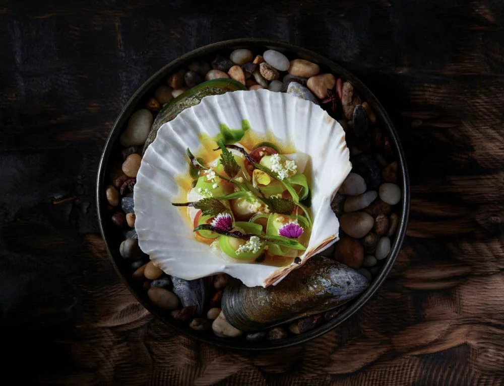 “Rau Tiến Vua” - Vietnamese name of Gong Cai is used from root to stem in the Chapter dish