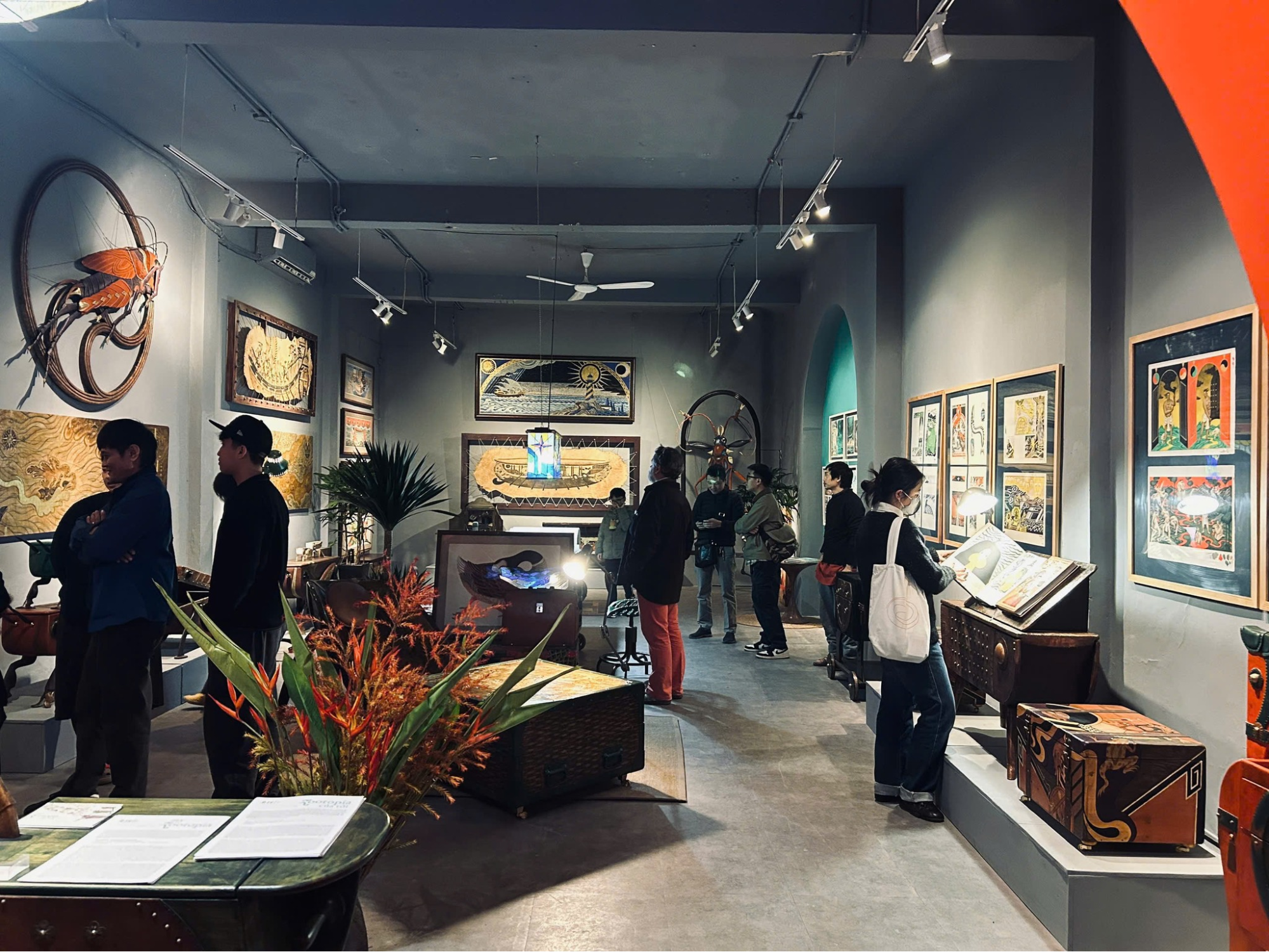 Exploring contemporary art in a colonial villa at Manzi Art Space