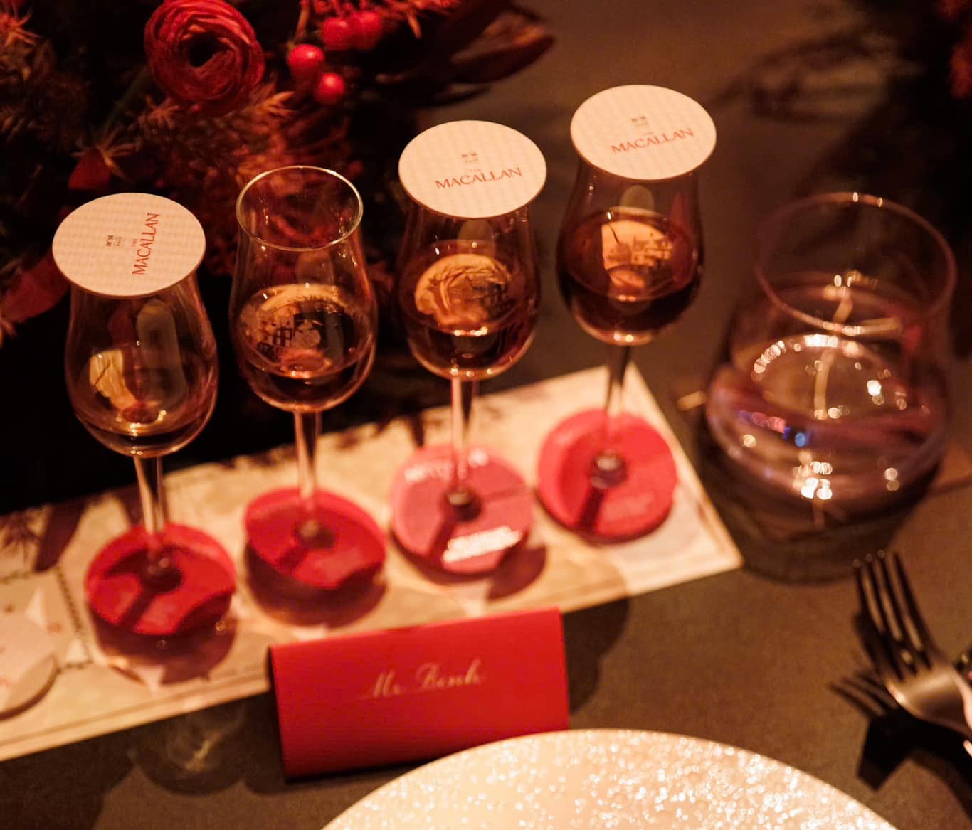 Enjoy wine in a sophisticated, upscale dining setting