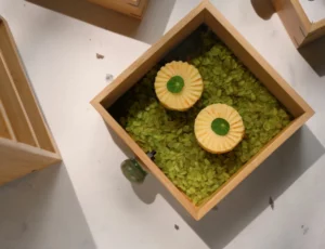 Featured in the Sunshine menu, banh com Hanoi offers more than just flavor