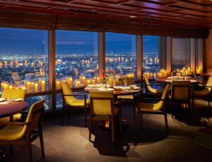 Dining in the air at Grill63