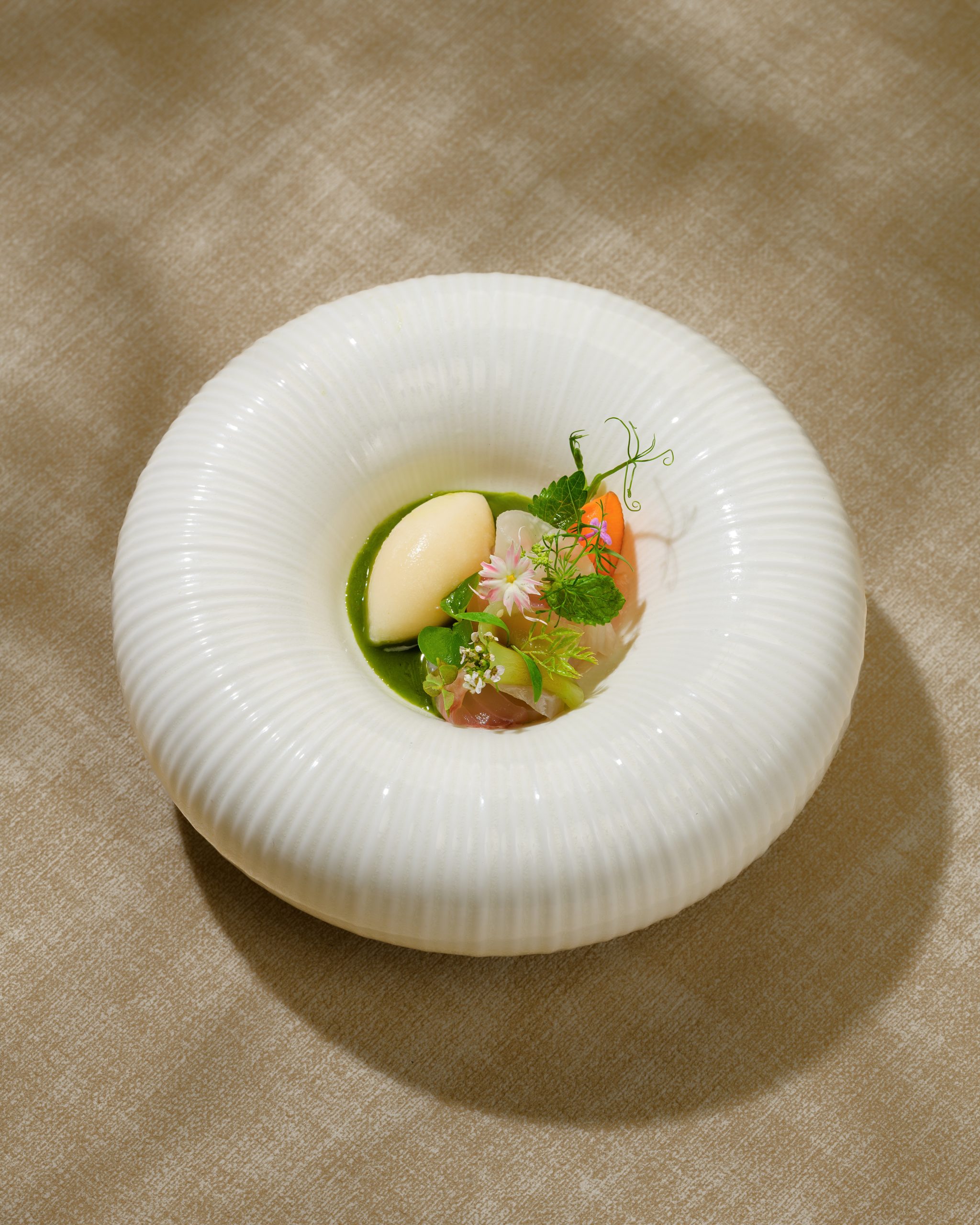 Seasonal seafood experience for summer fine dining featuring Kinmedai at Chapter Dining Hanoi