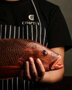 Vietnamese summer seafood courses at Chapter Dining Hanoi
