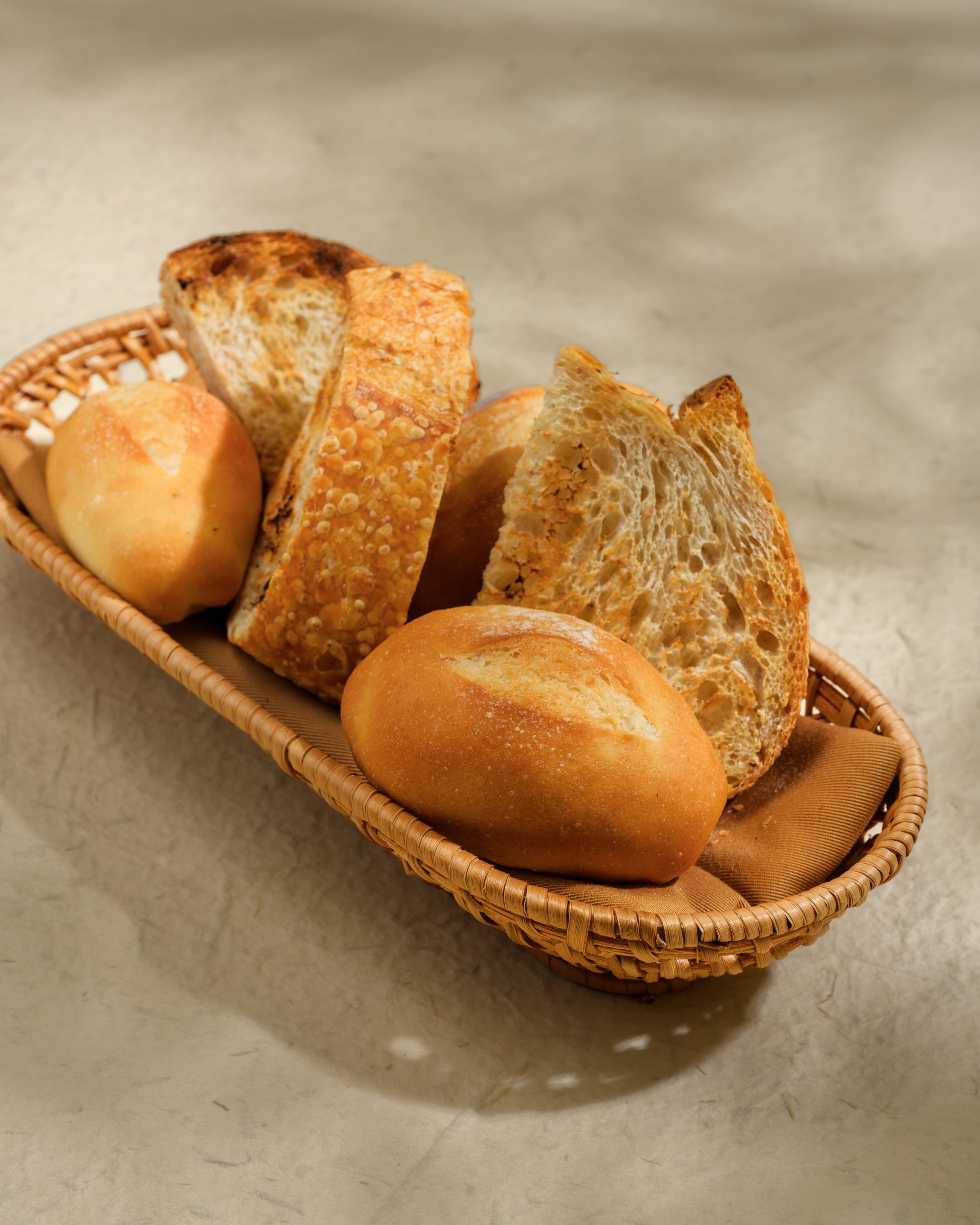 Soft French-style milk bread served in Chapter’s bánh mì course