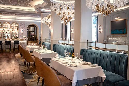 Classical French fine dining room at Le Beaulieu Hanoi